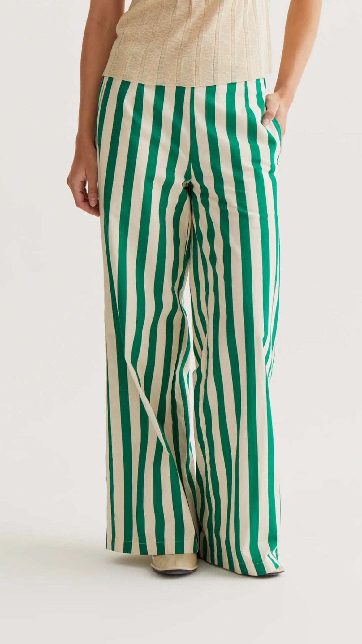 Pantalón con estampado Bamboo Green