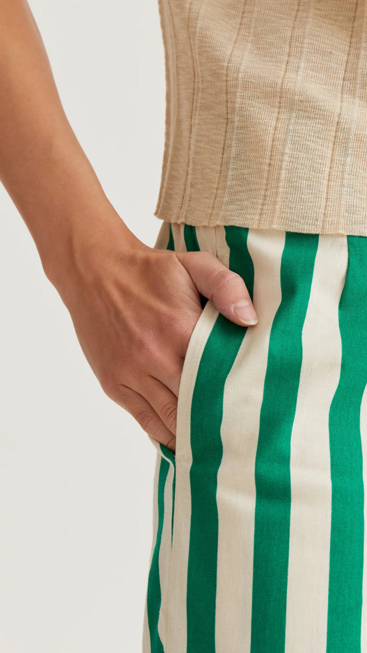 Pantalón con estampado Bamboo Green