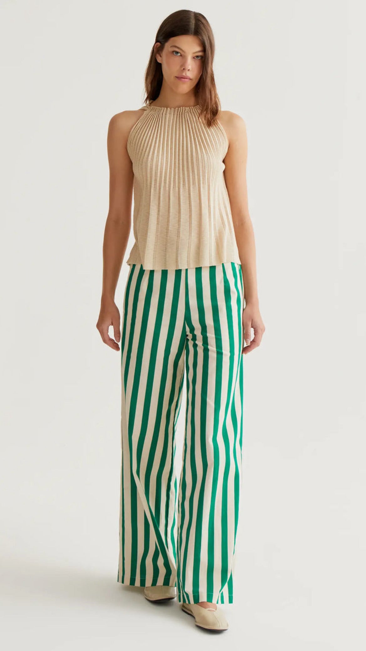 Pantalón con estampado Bamboo Green