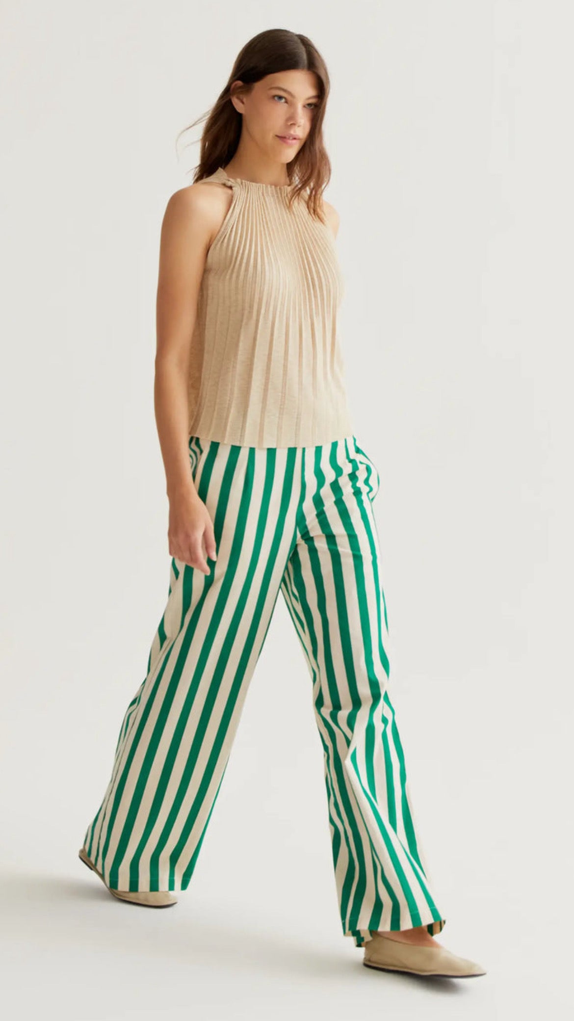 Pantalón con estampado Bamboo Green