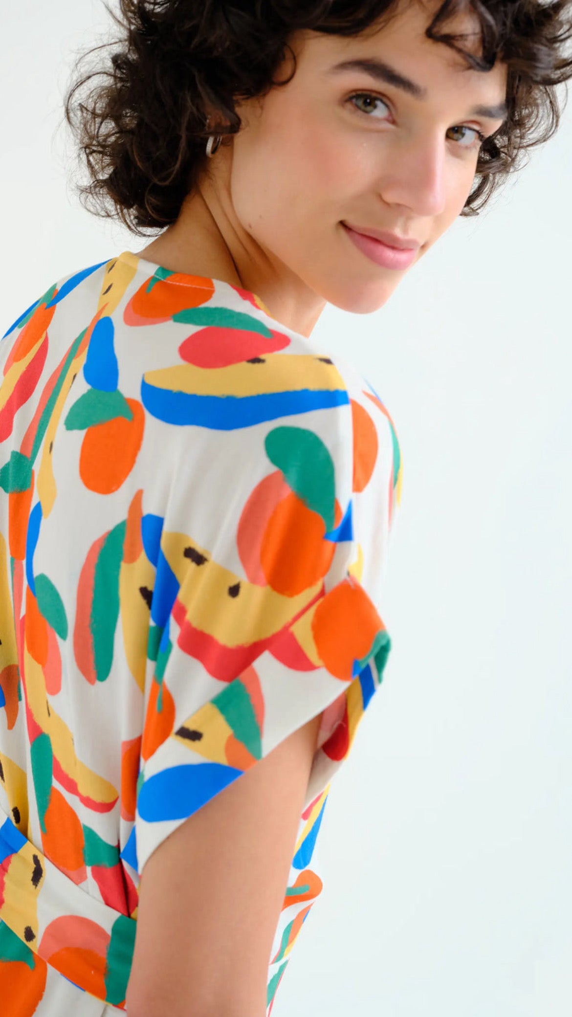 Vestido con estampado Tutti Frutti Small LENZING™ ECOVERO™