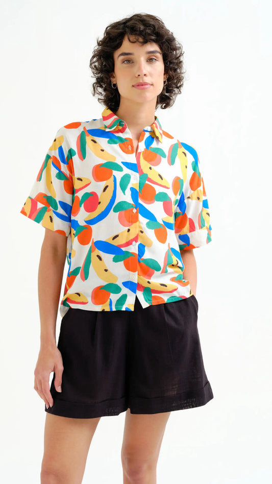 Camisa con estampado Tutti Frutti Small LENZING™ ECOVERO