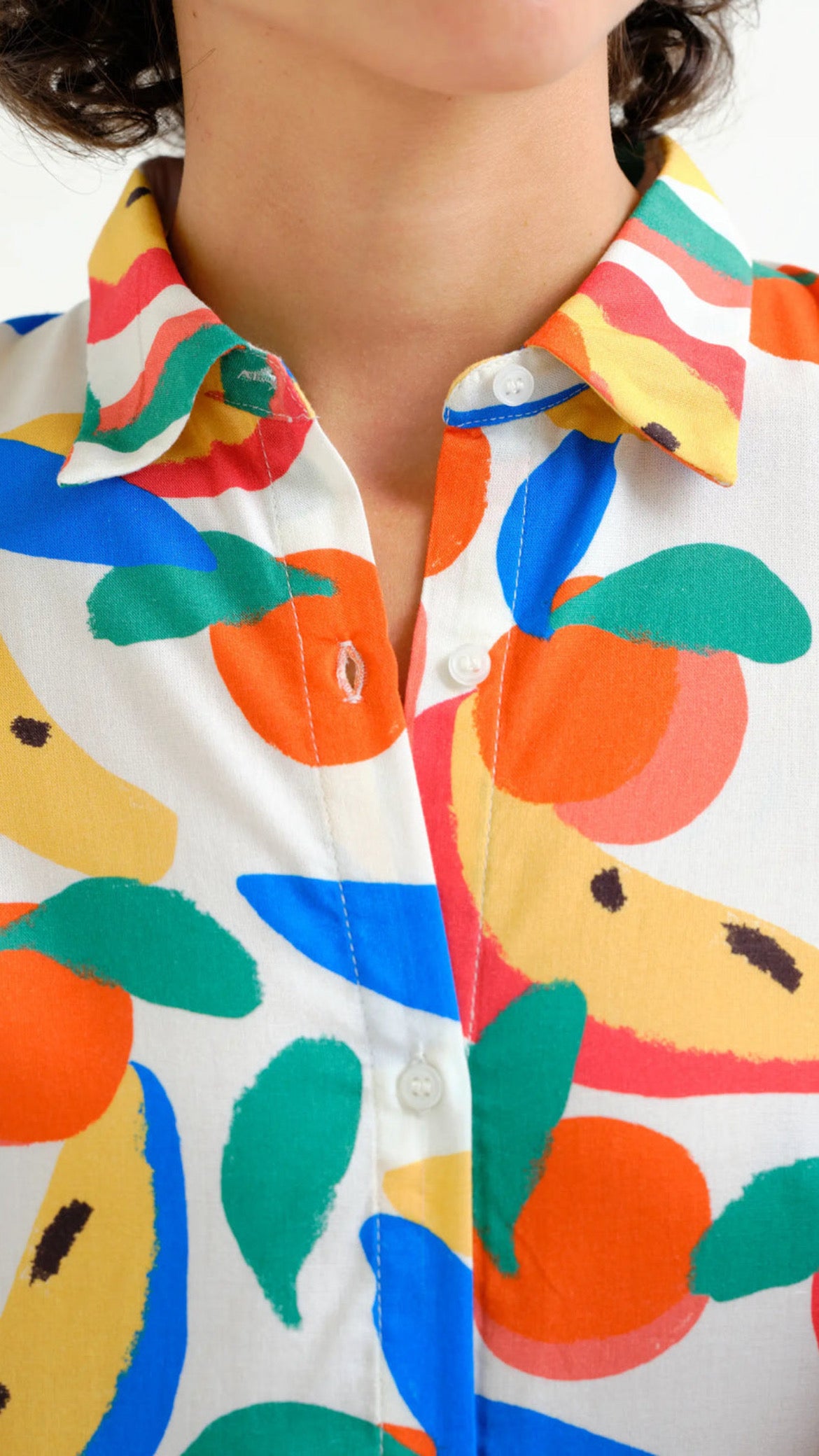 Camisa con estampado Tutti Frutti Small LENZING™ ECOVERO