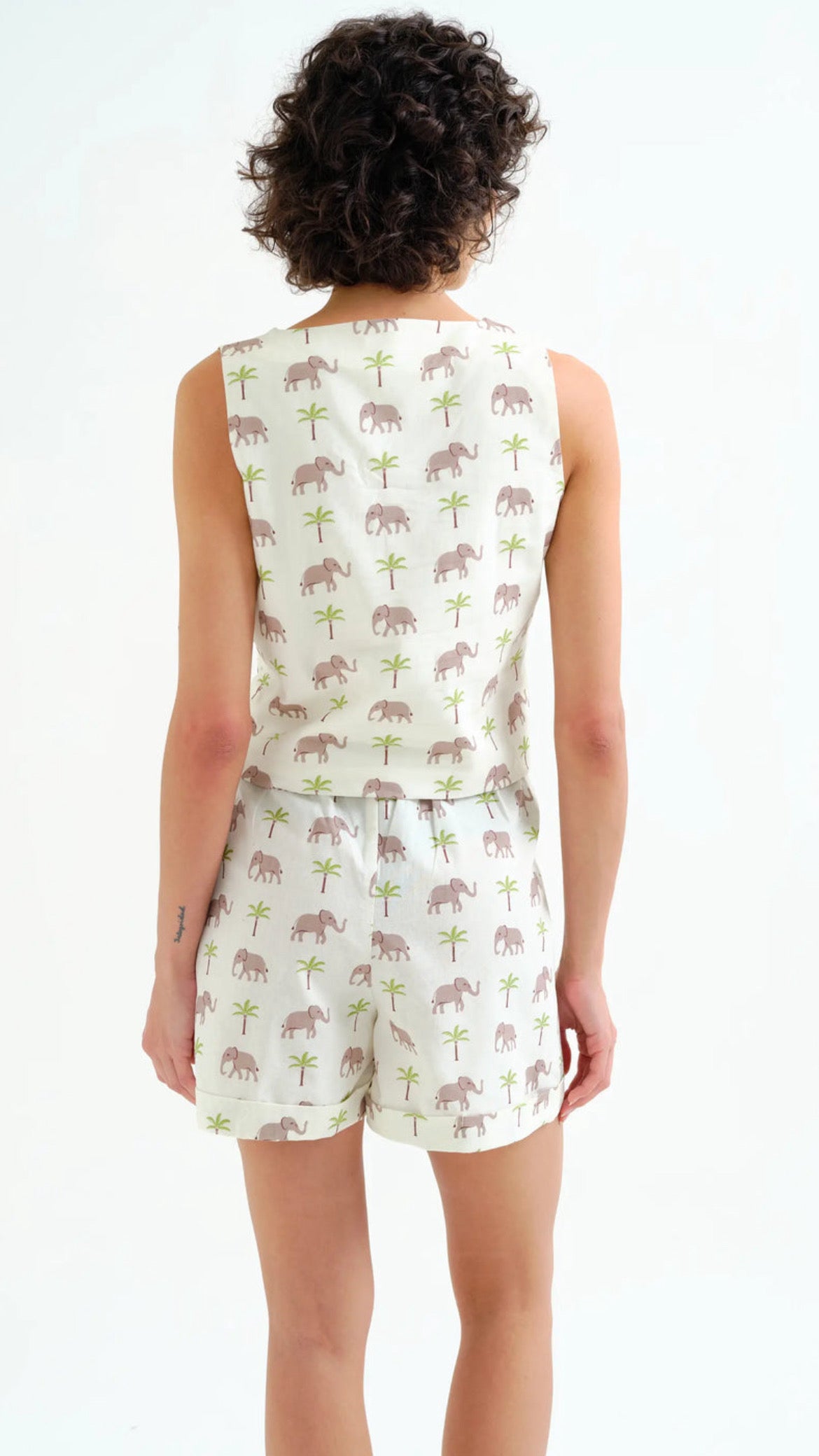 Chaleco con estampado Elefante