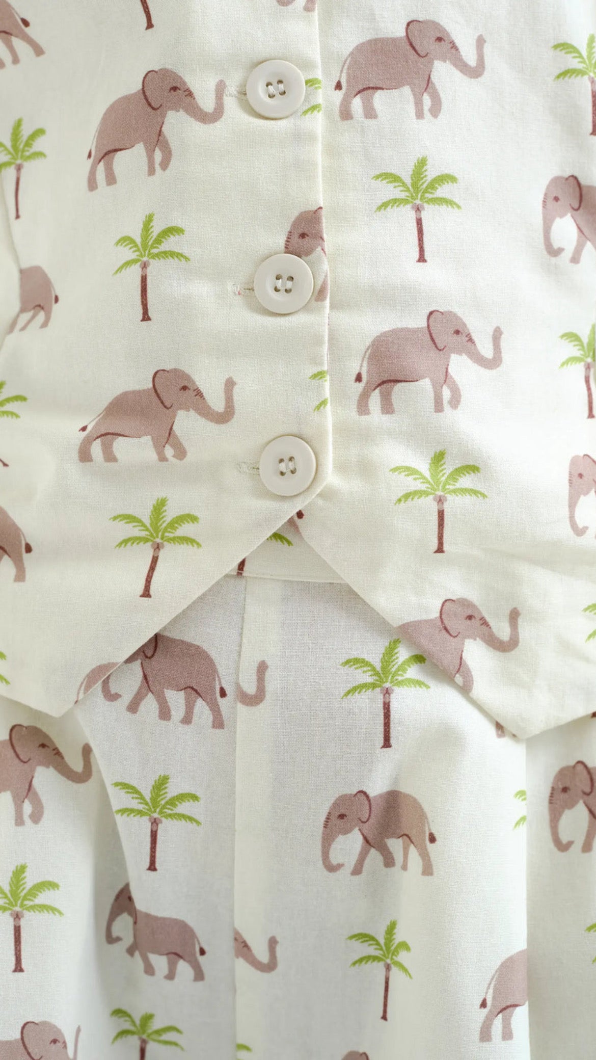 Chaleco con estampado Elefante