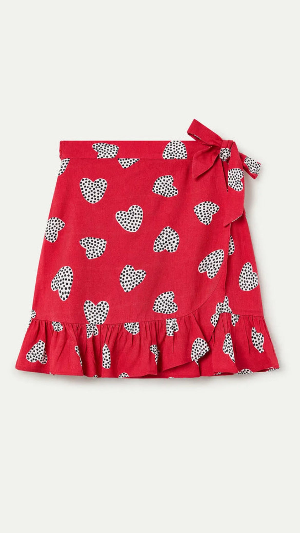 Falda corta con estampado Harmony Red