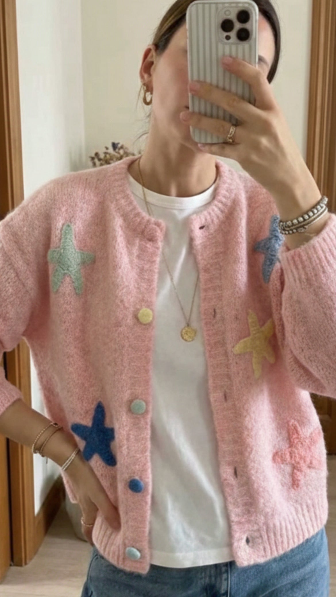 Chaqueta Marina rosa