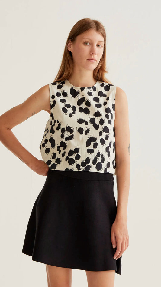 Top con estampado Dalmatian