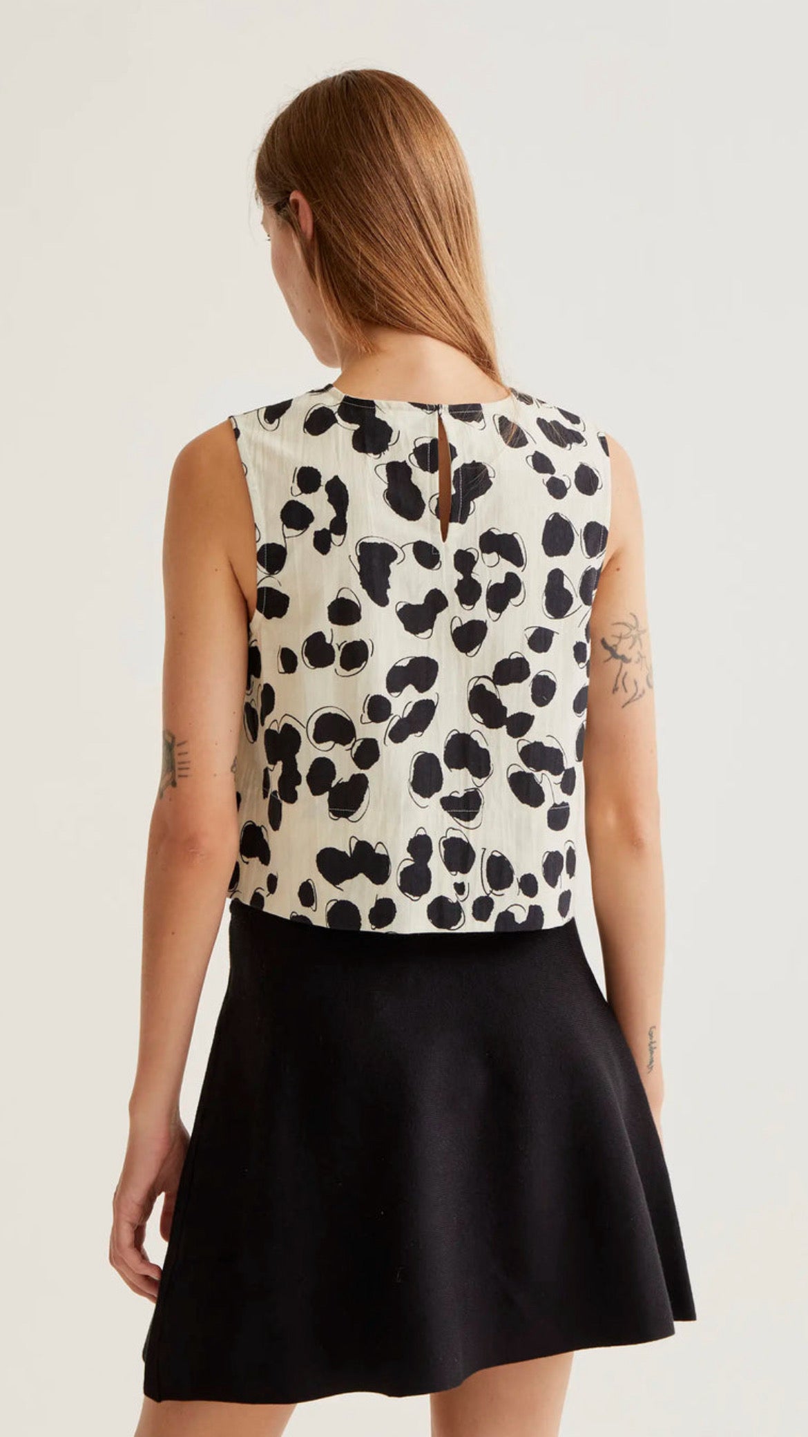 Top con estampado Dalmatian