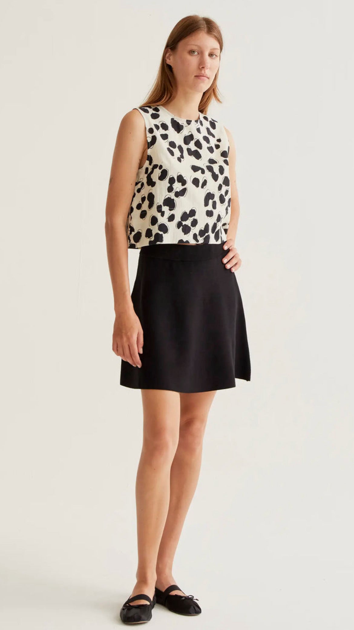 Top con estampado Dalmatian