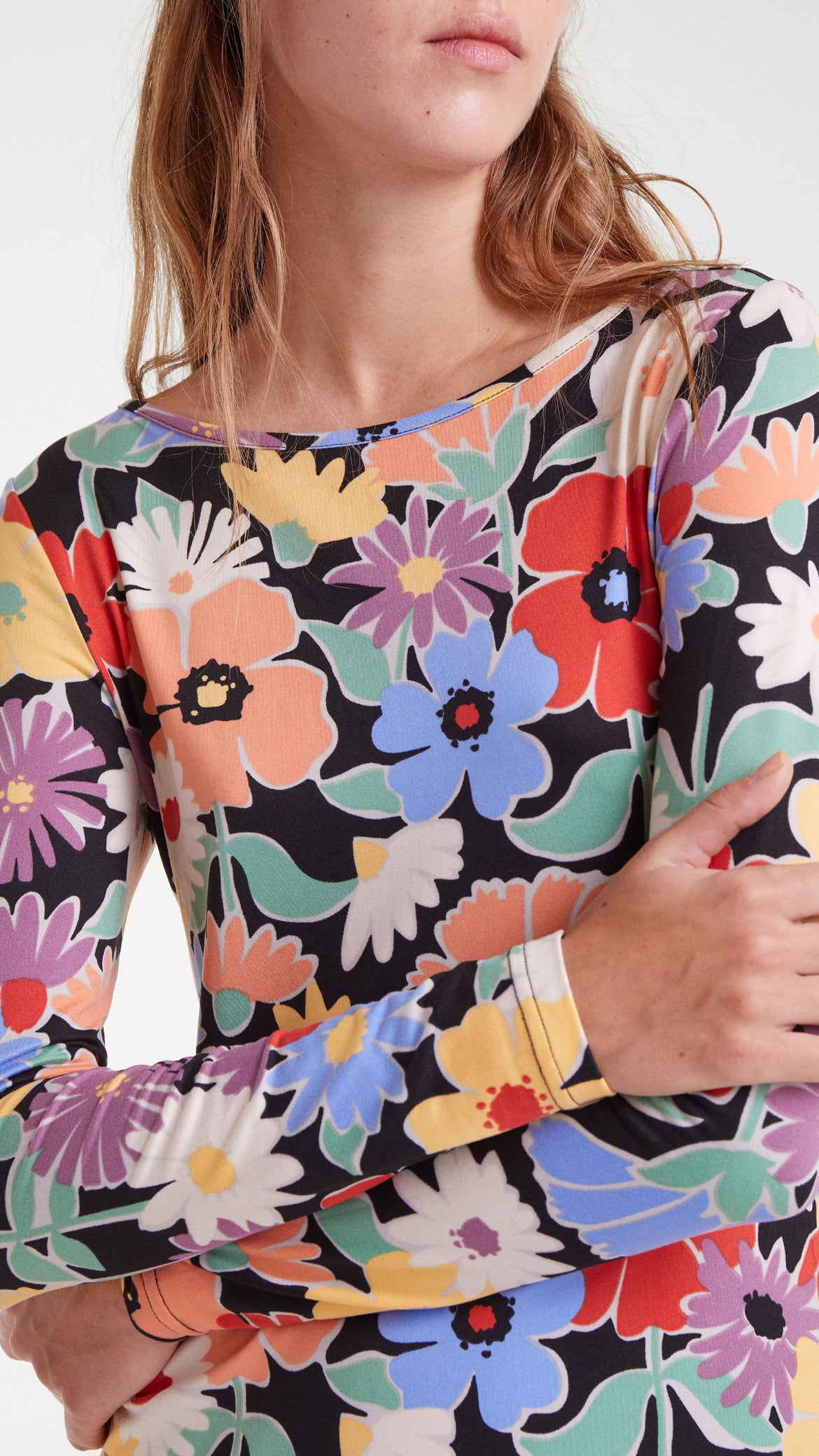 Vestido midi con estampado Hampton Big