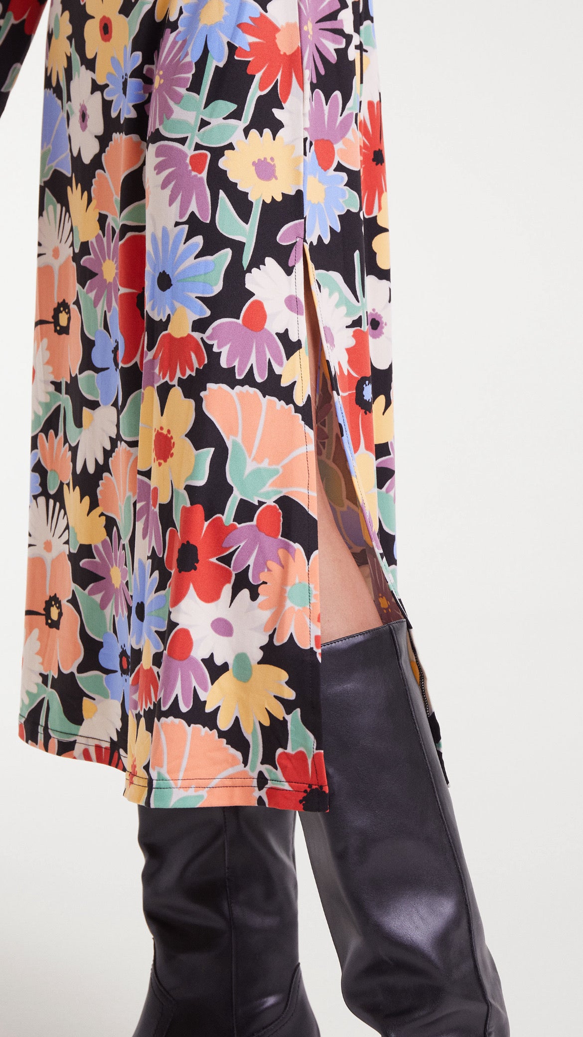 Vestido midi con estampado Hampton Big