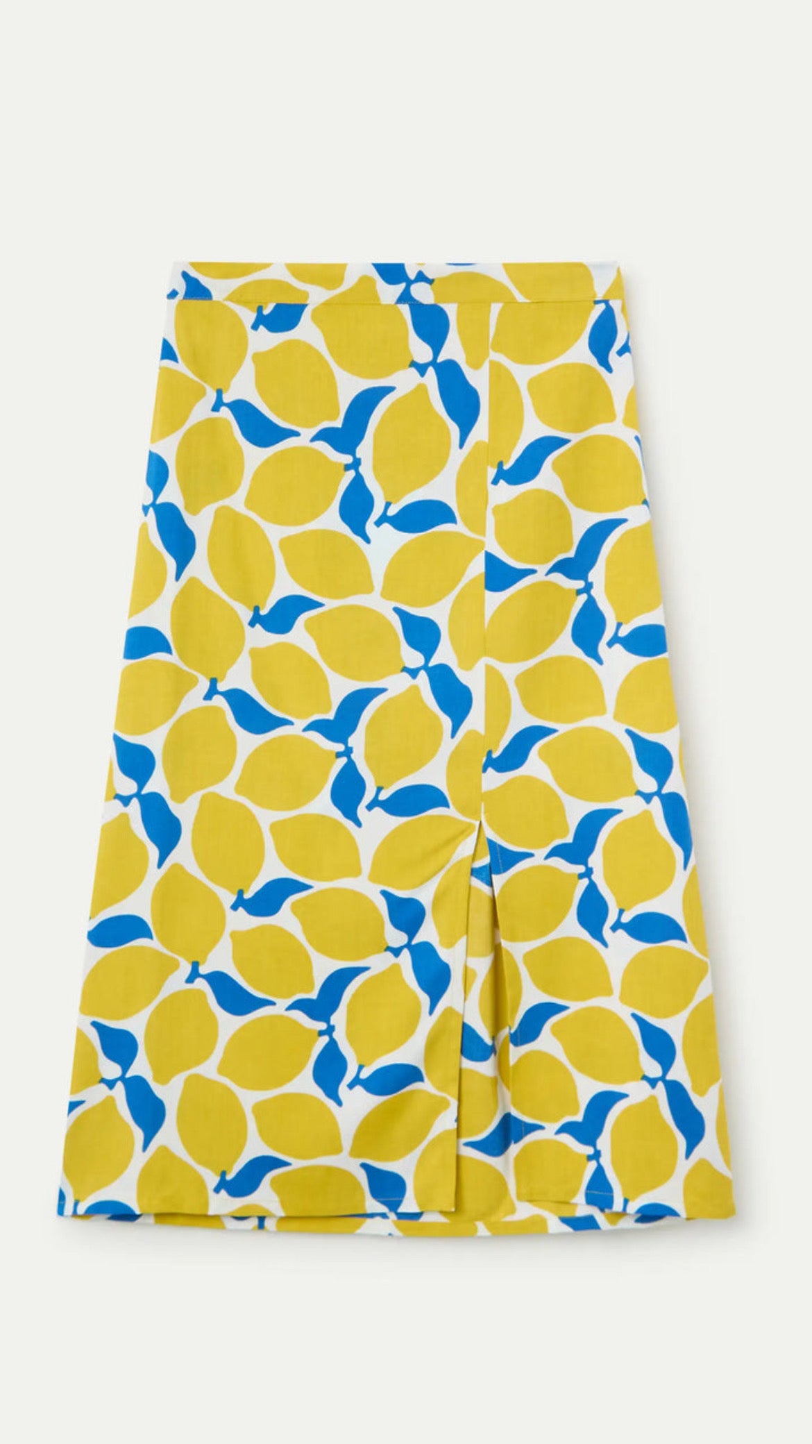 Falda midi con estampado Limoncello