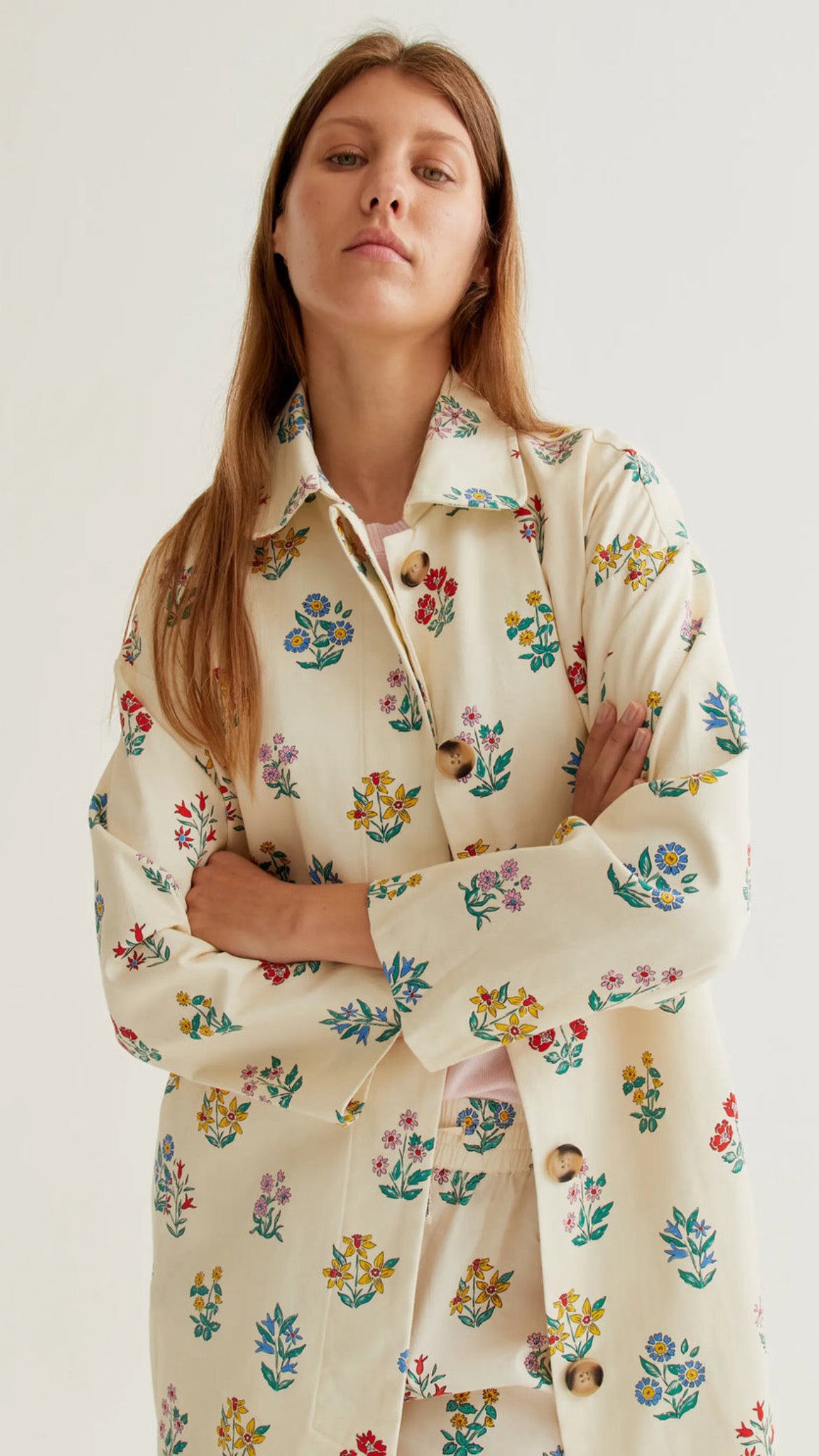 Gabardina con estampado Garderner