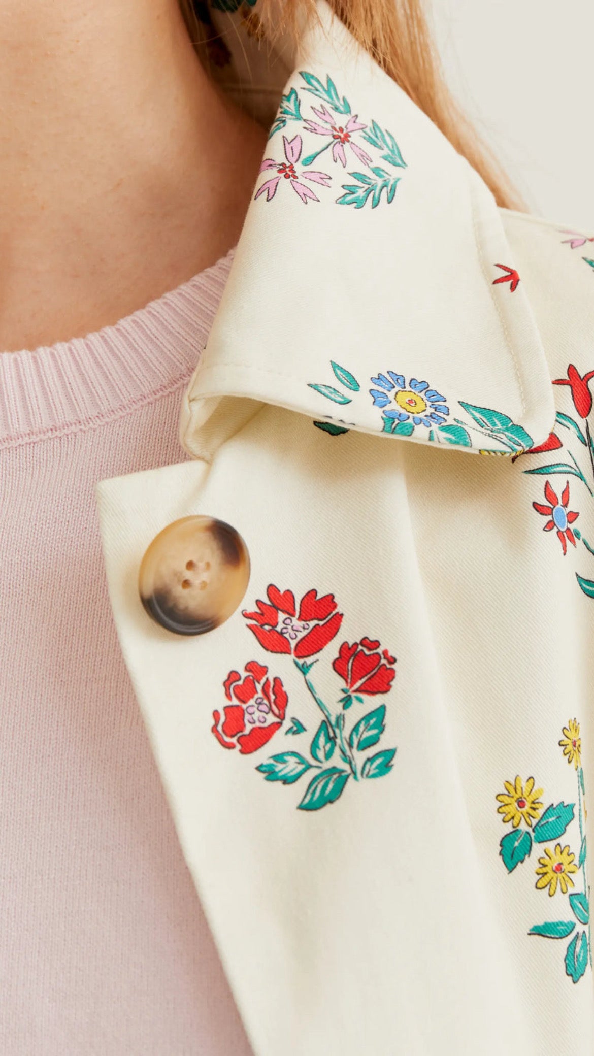 Gabardina con estampado Garderner