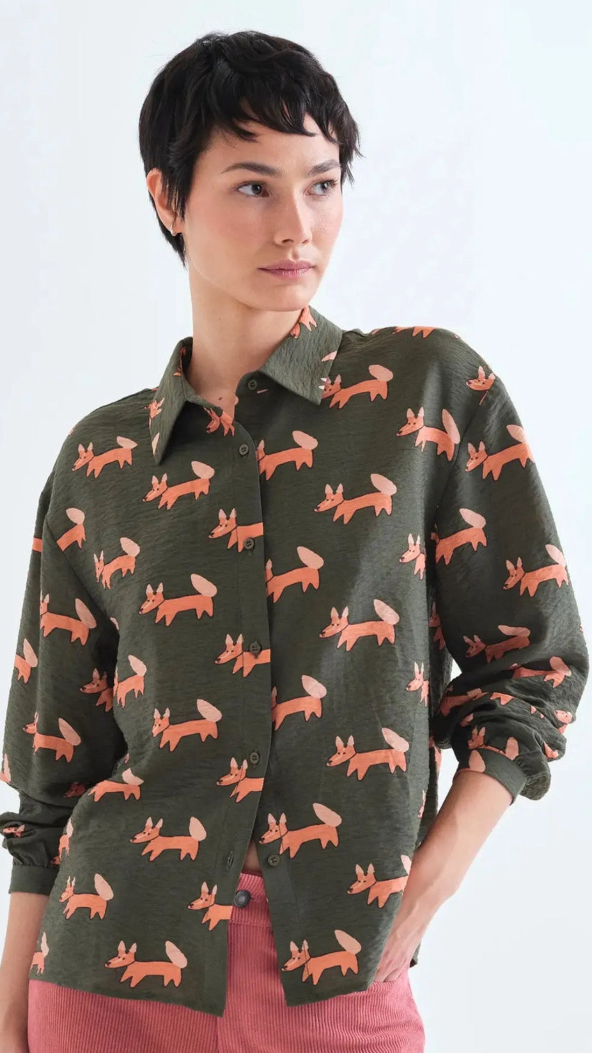 Camisa con estampado Volpe