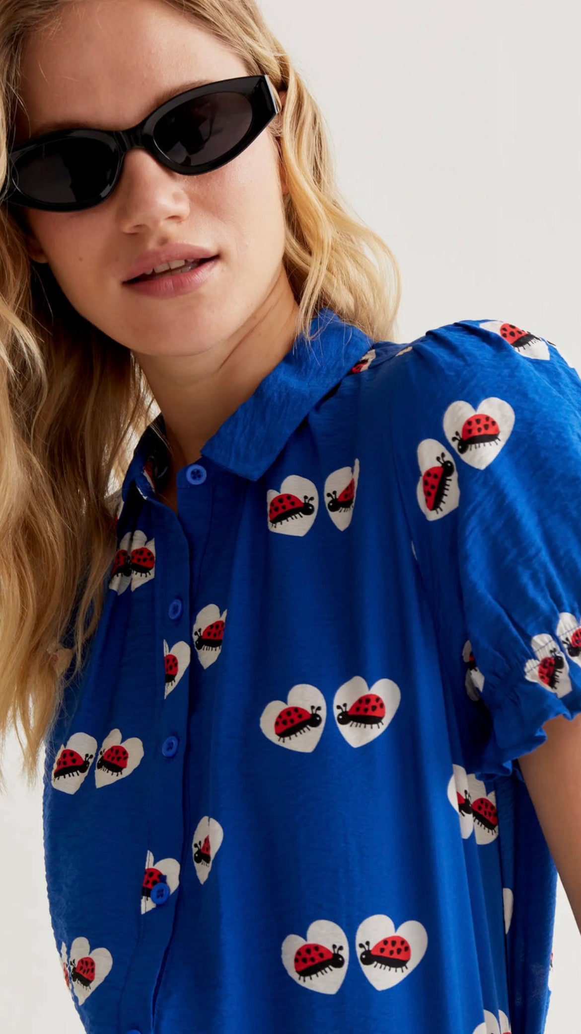 Camisa con estampado Coccinella