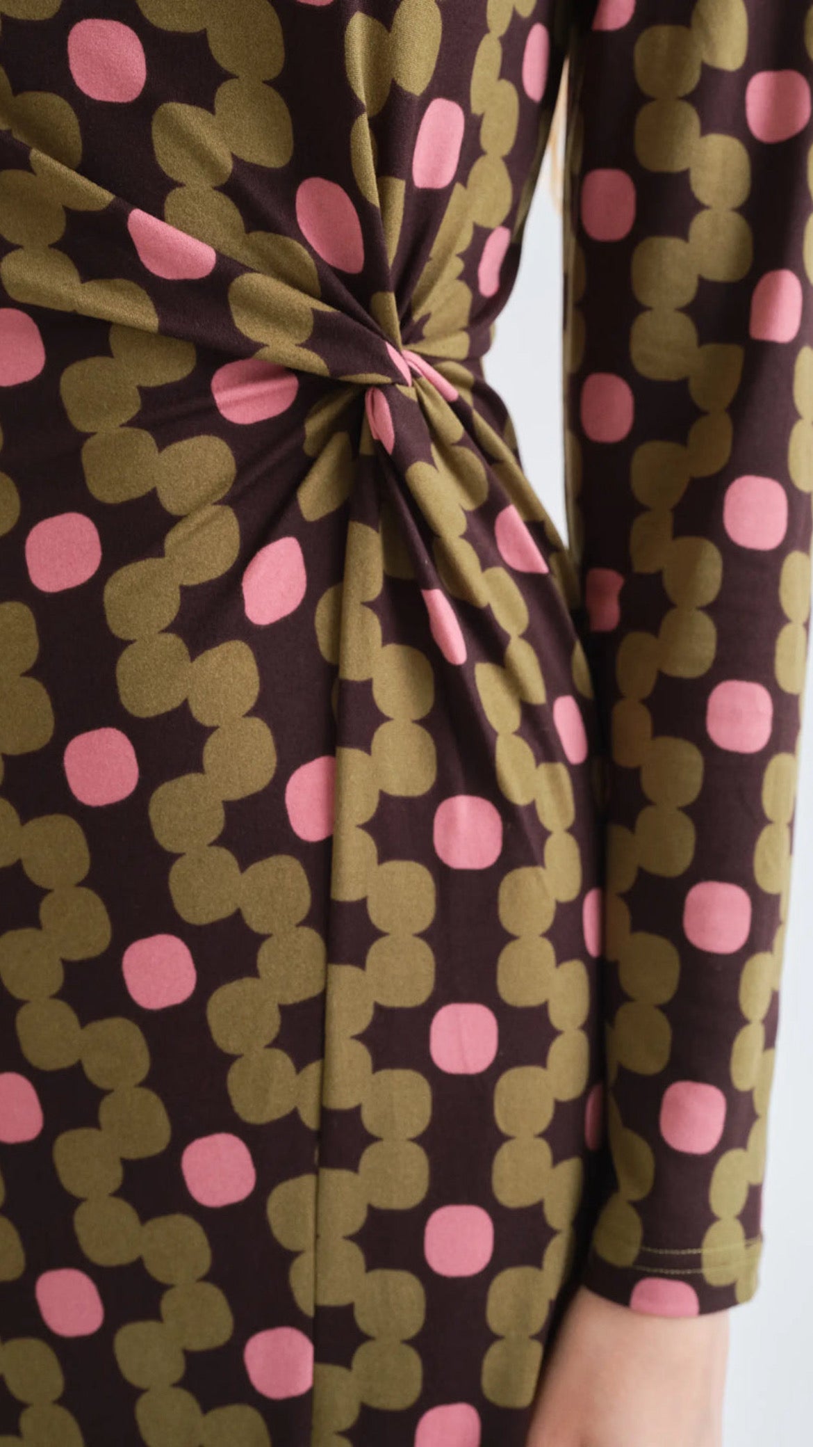 Vestido midi con estampado Aberdeen