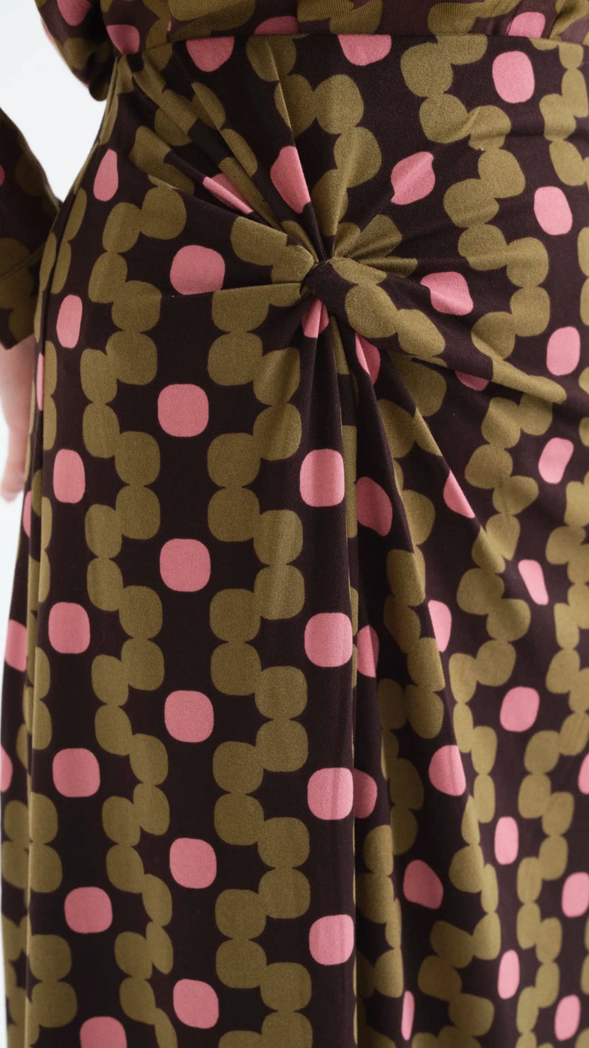 Falda midi con estampado Aberdeen