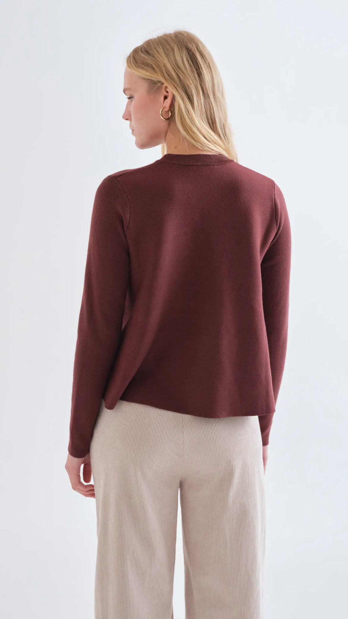 Jersey básico marrón