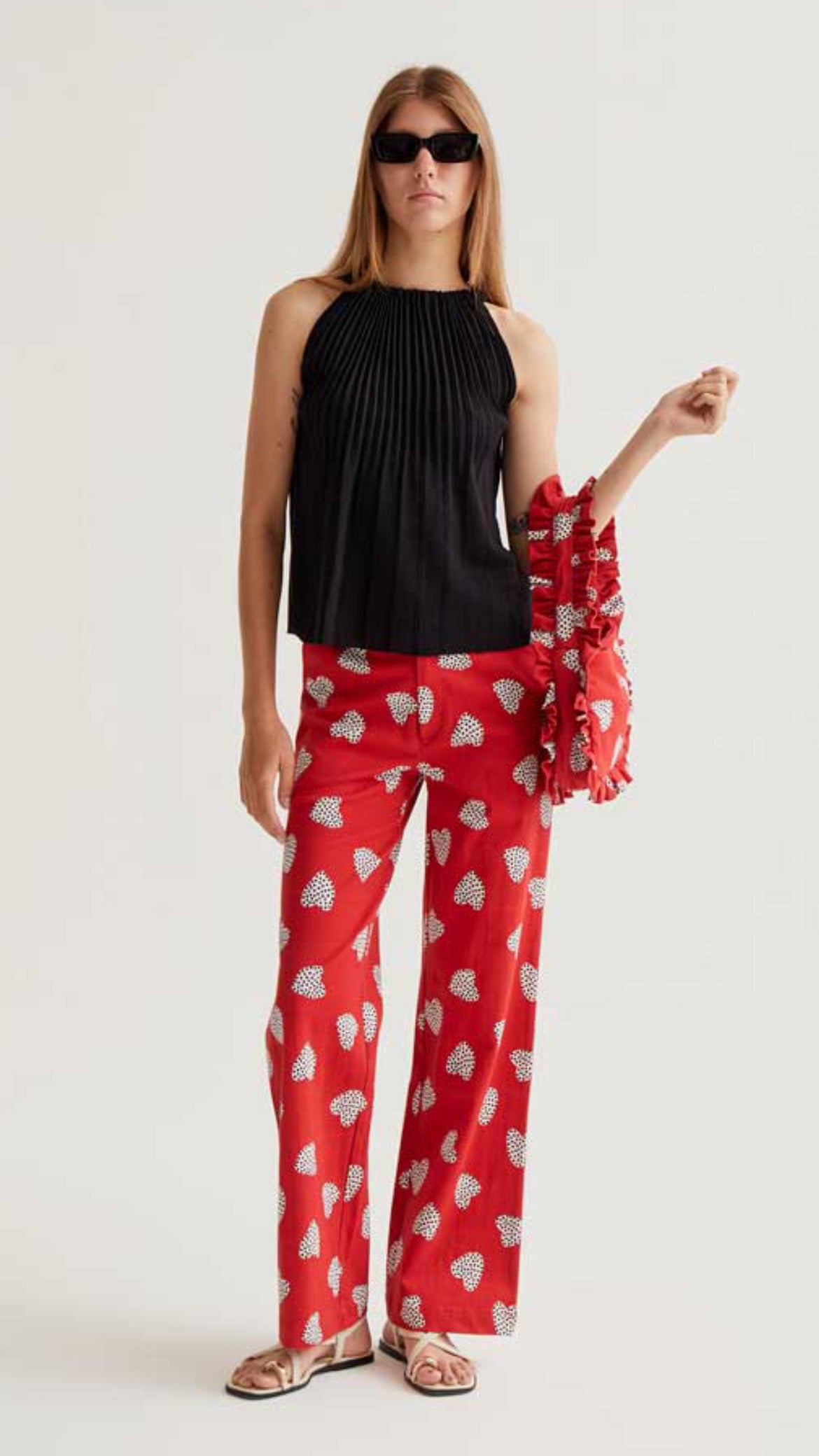 Pantalón con estampado Harmony Red