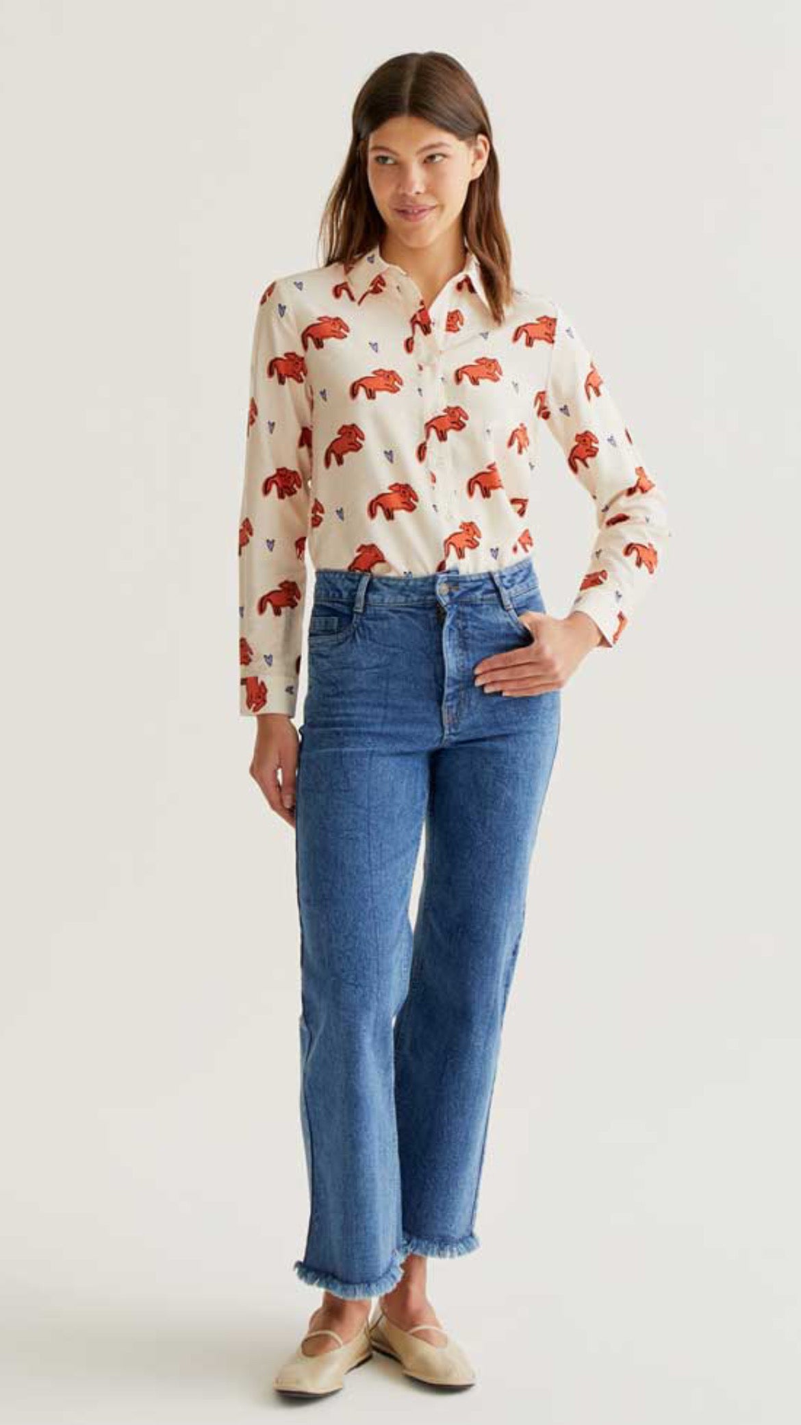 Camisa con estampado Tochi