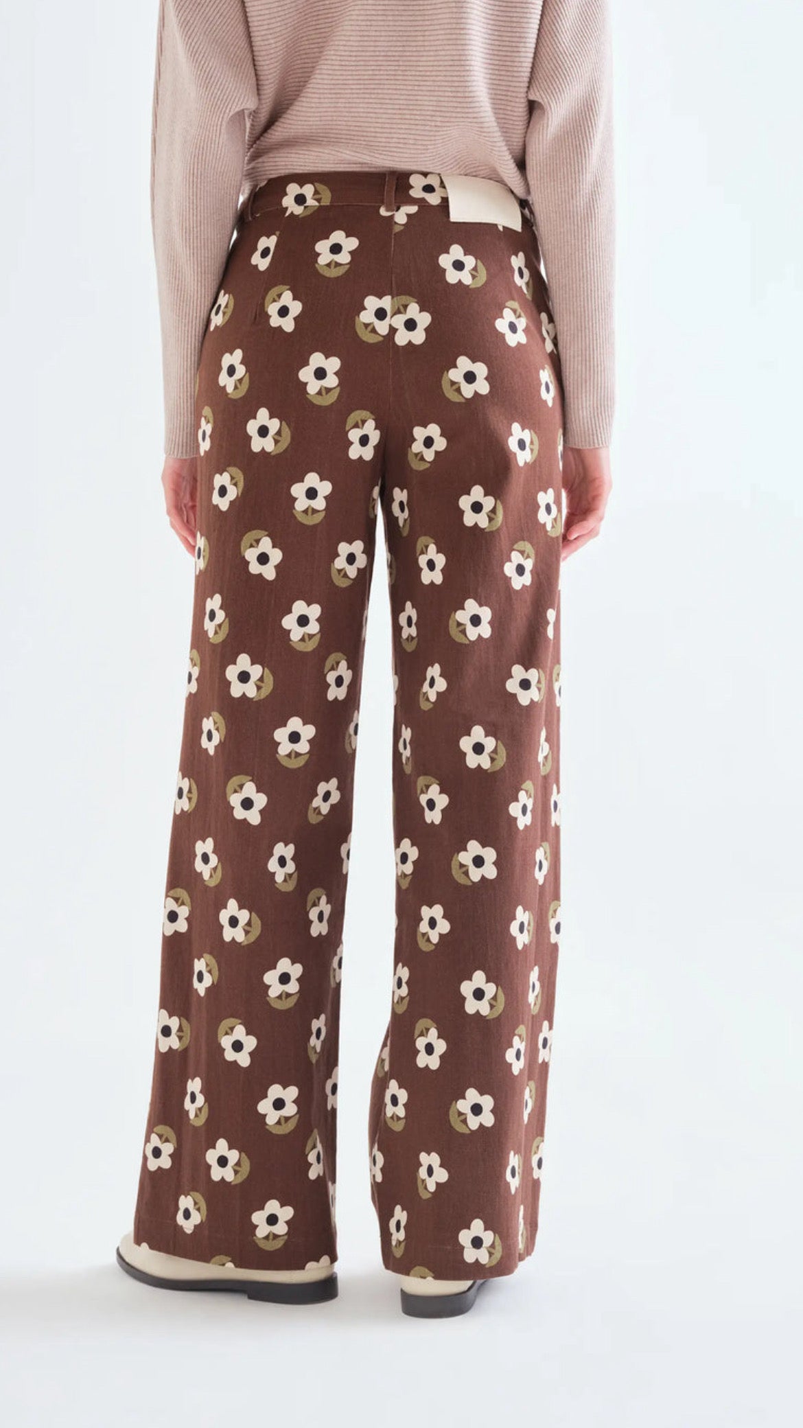 Pantalón con estampado Santini