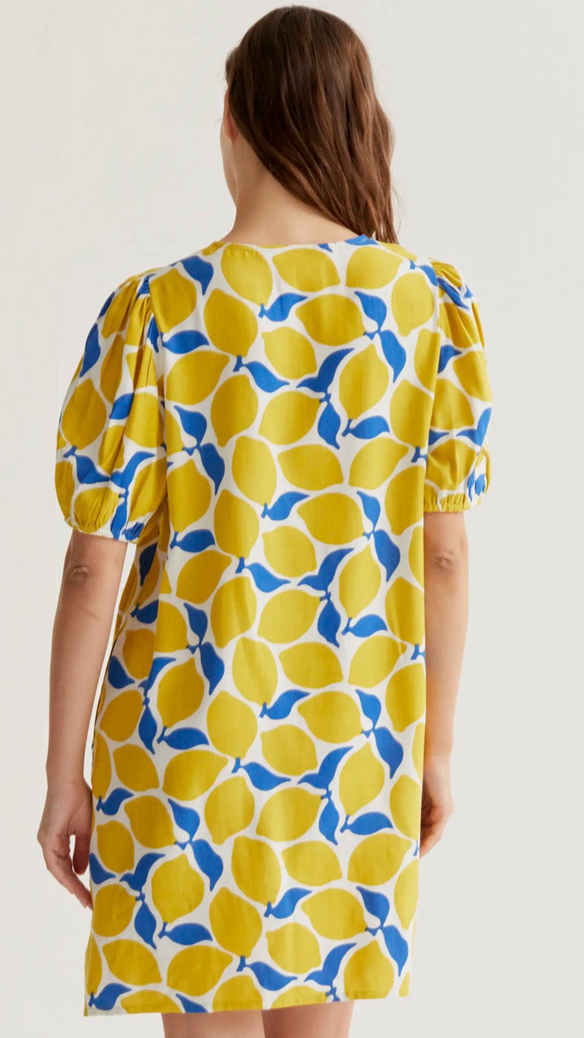 Vestido corto estampado Limoncello