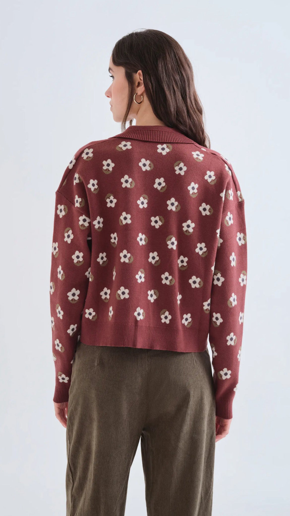Cárdigan con estampado Santini