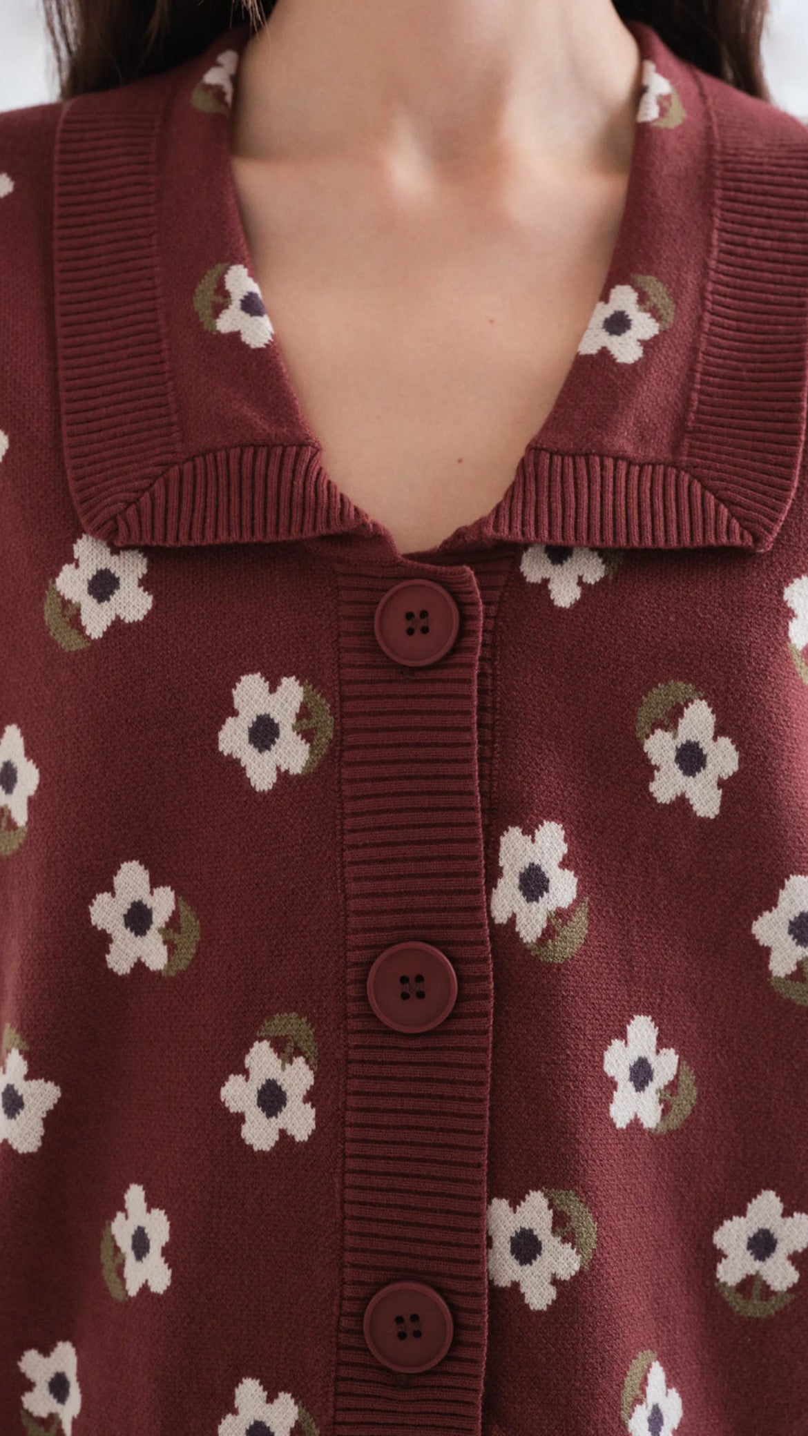 Cárdigan con estampado Santini