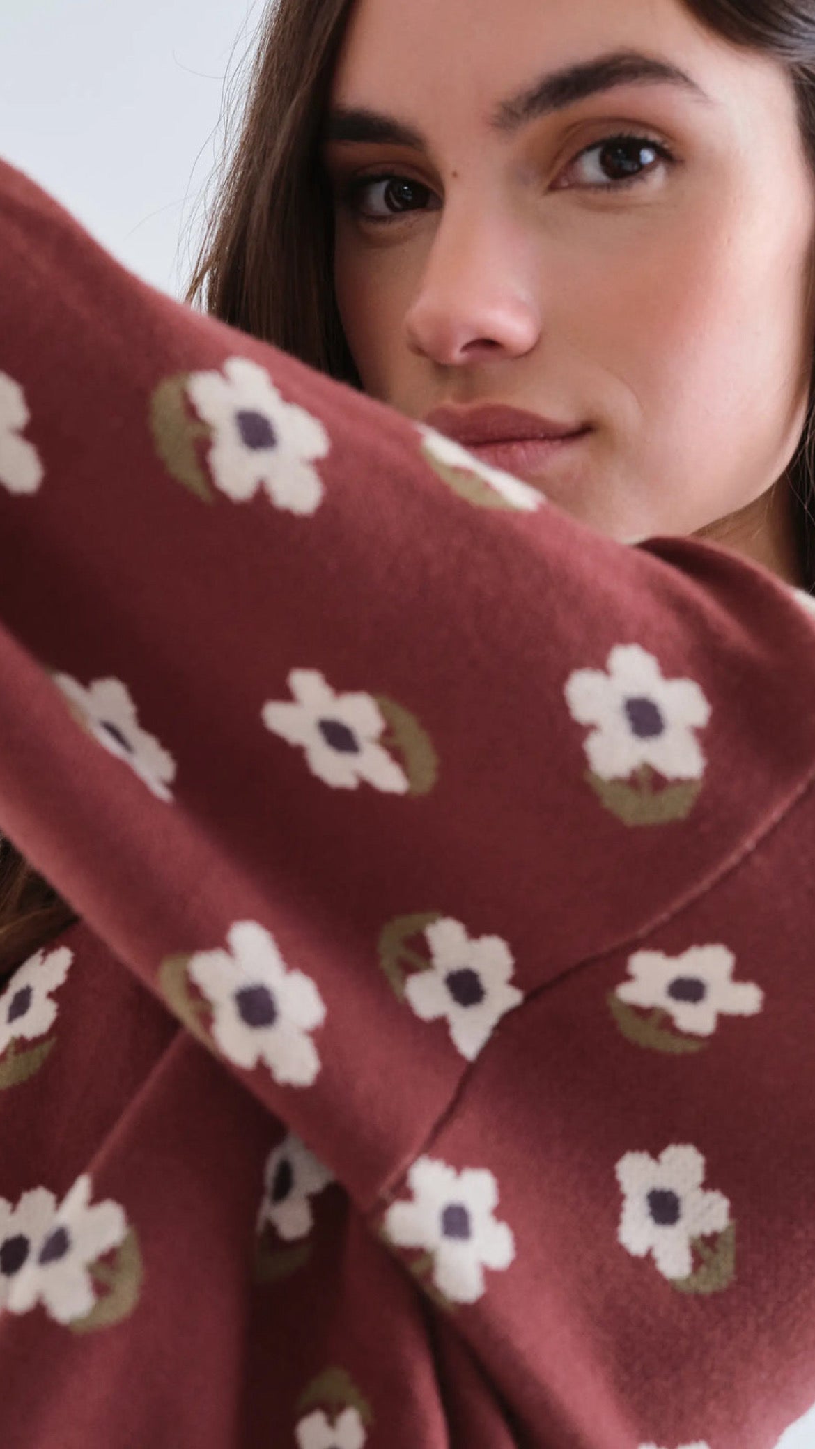 Cárdigan con estampado Santini