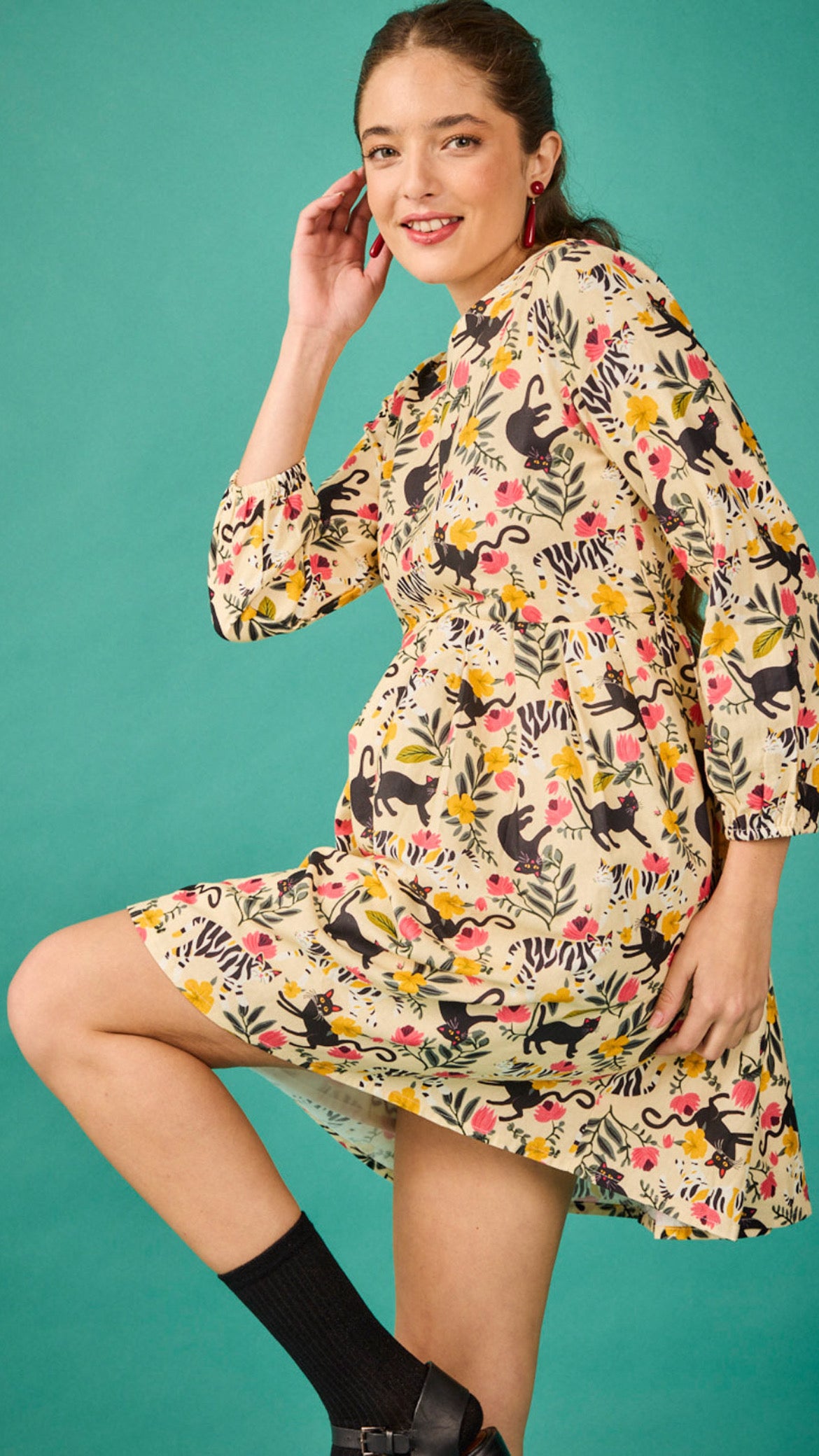 Vestido Amsterdam Gatos