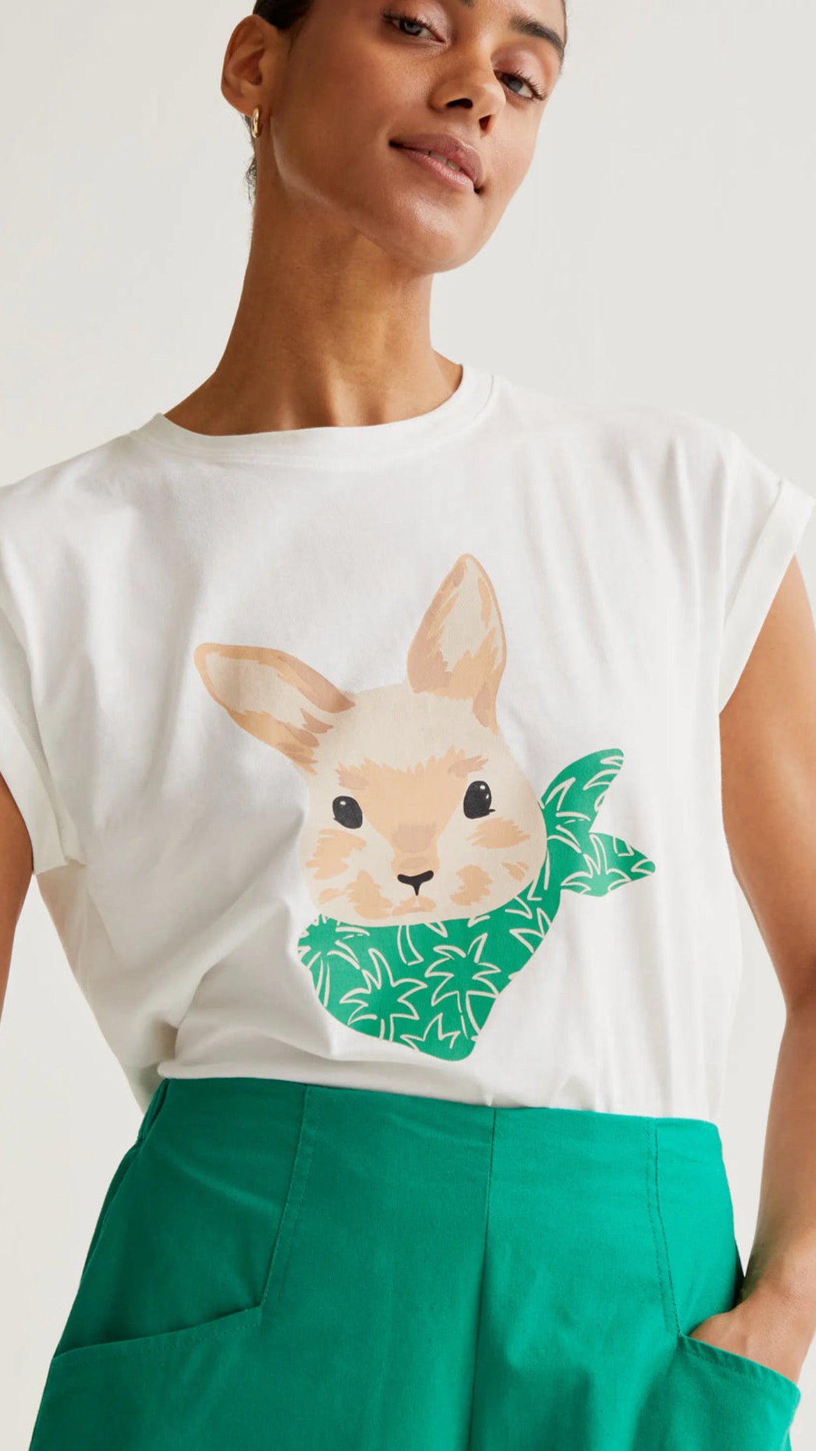 Camiseta con estampado Conejito