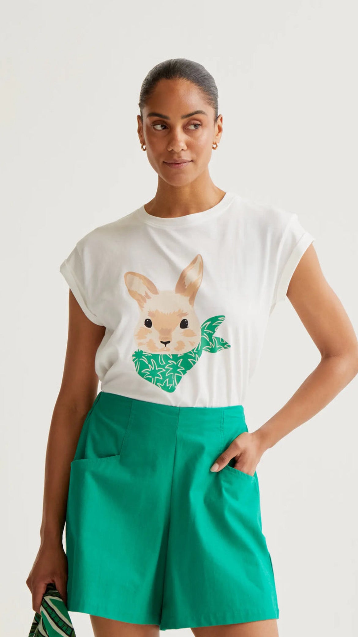 Camiseta con estampado Conejito
