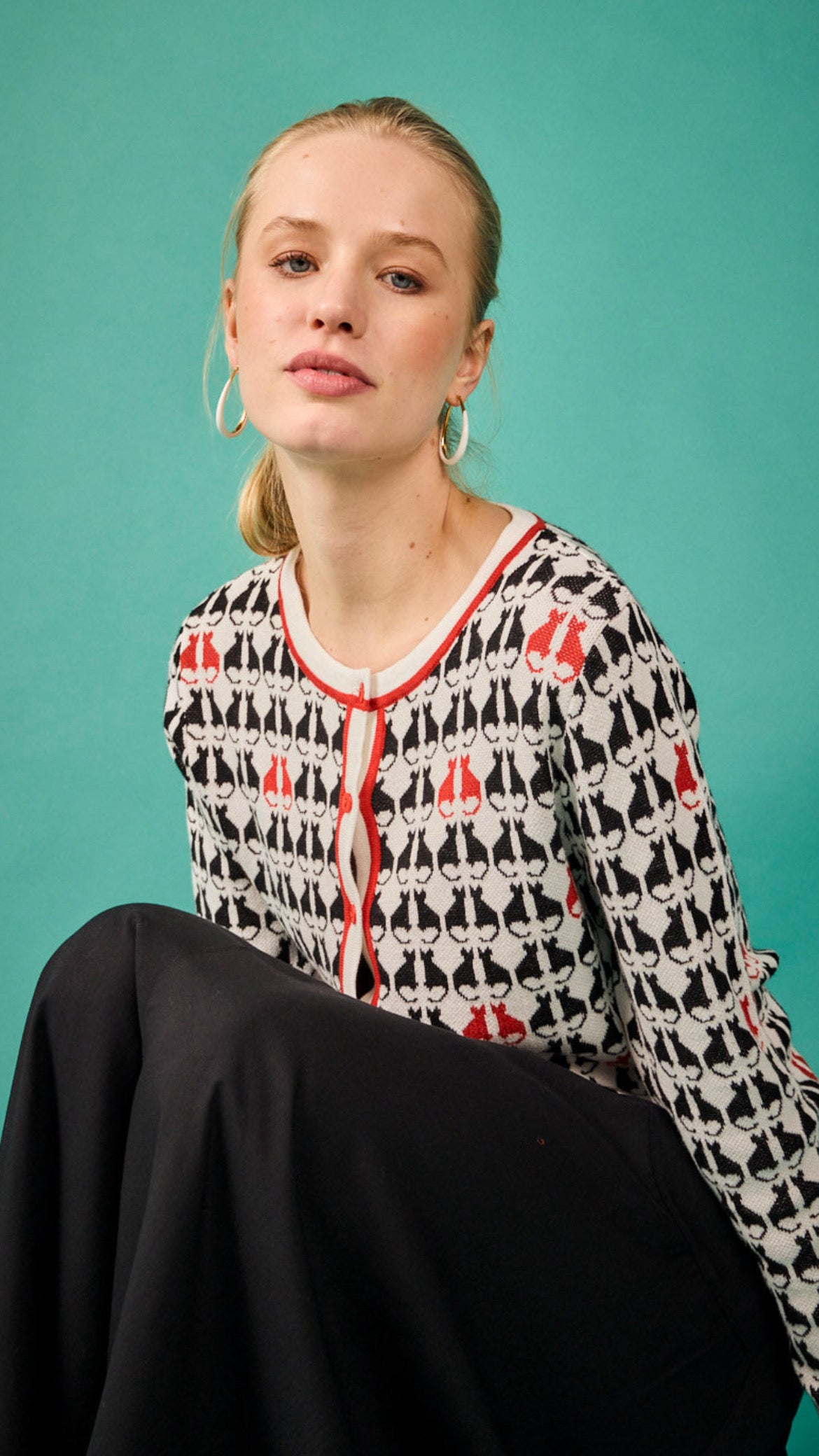 Chaqueta Pisa Gato Rojo