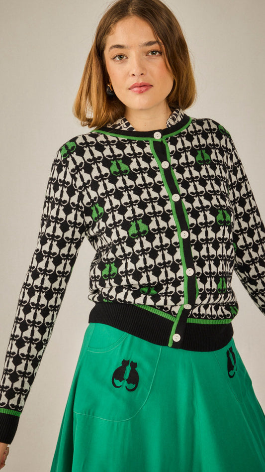 Chaqueta Pisa Gato Verde