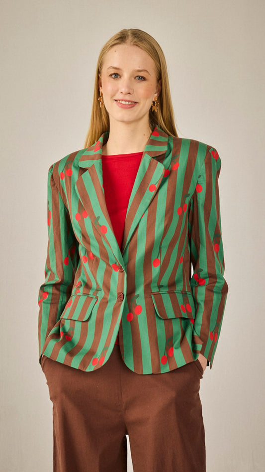 Chaqueta Varsovia Cerezas
