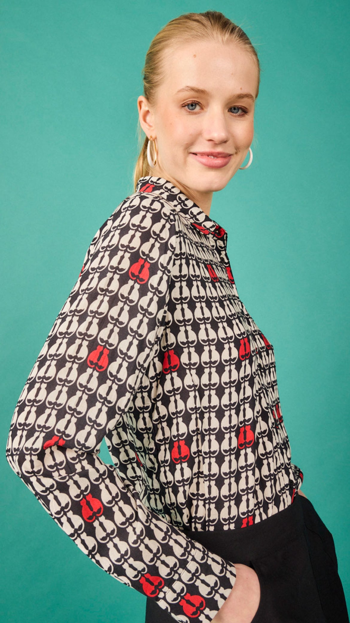 Camisa Atenas Gato Rojo