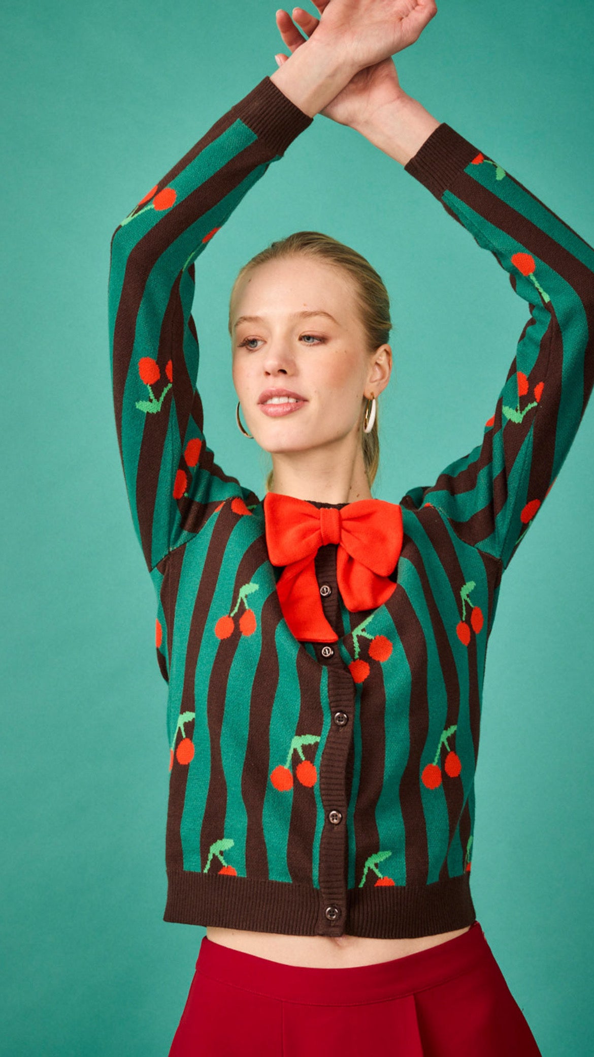 Chaqueta Viena Cerezas Rosas