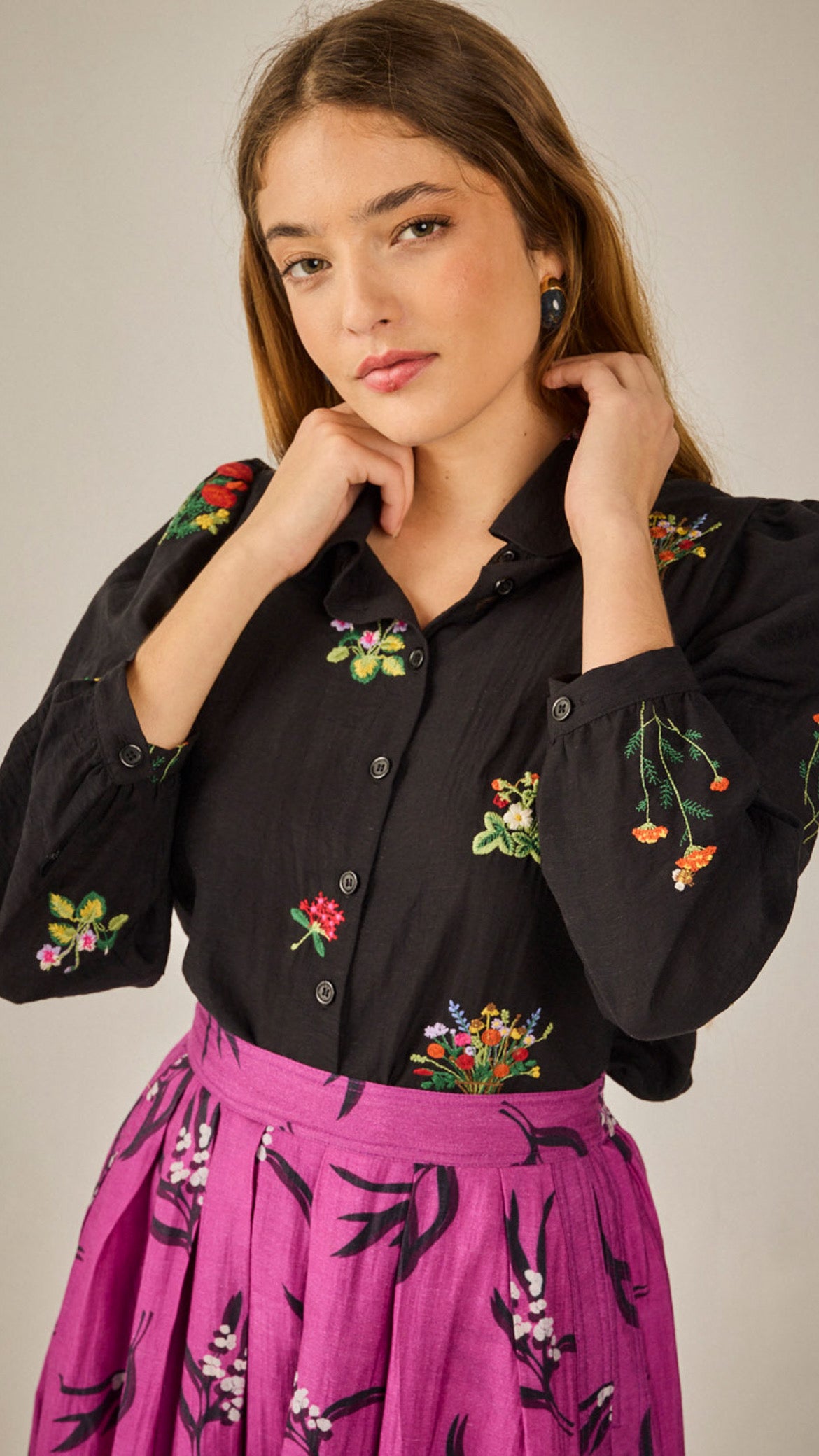 Camisa Pristina Negra