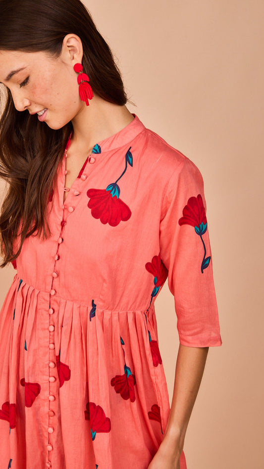Vestido Avilés Rosa