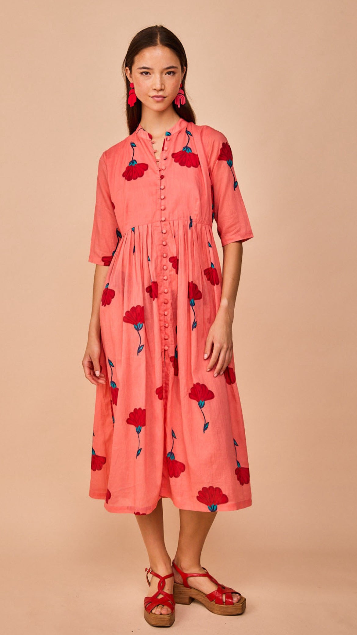Vestido Avilés Rosa