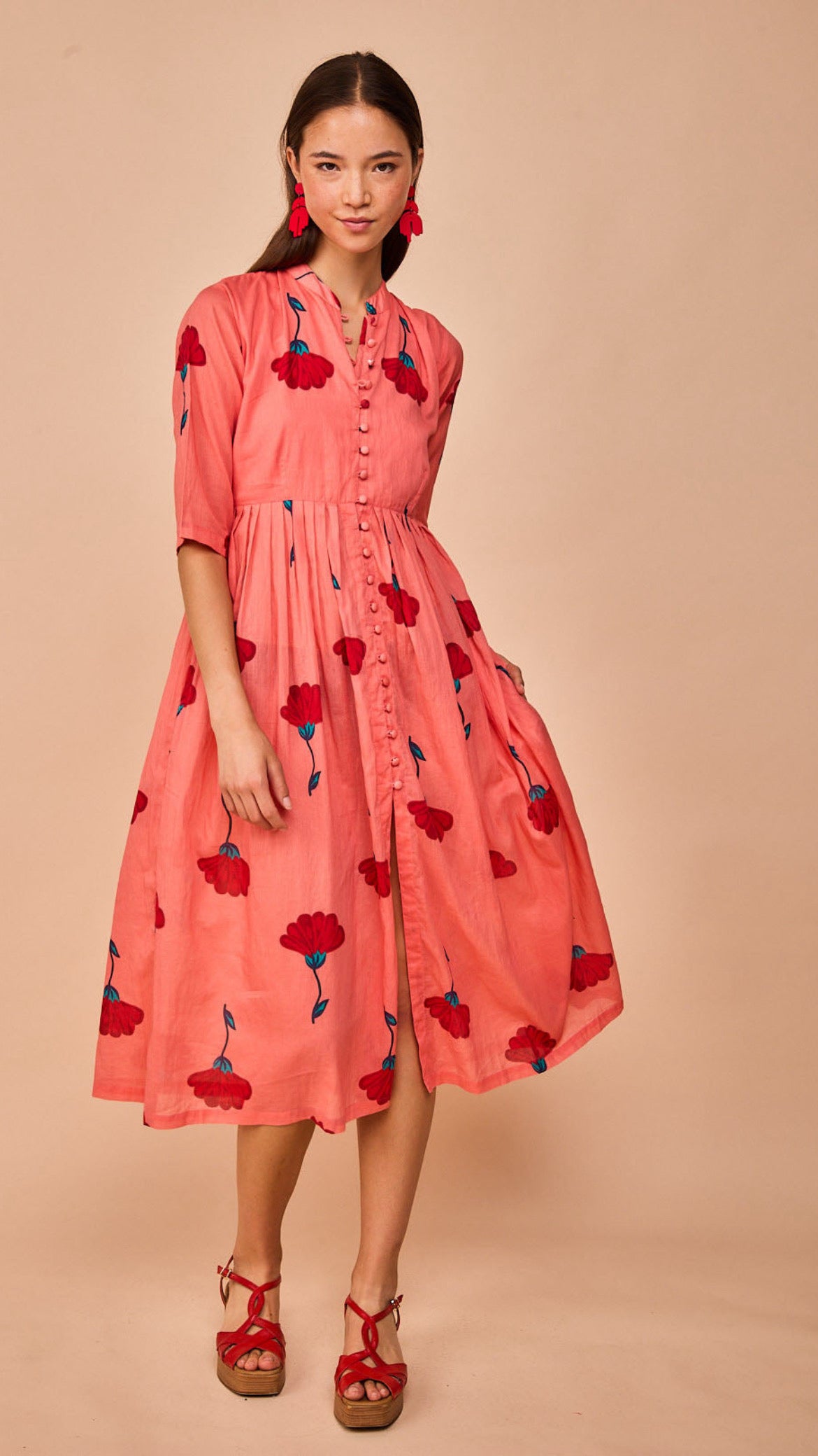 Vestido Avilés Rosa