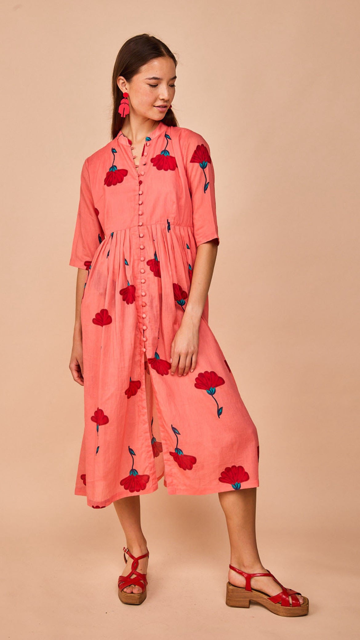 Vestido Avilés Rosa
