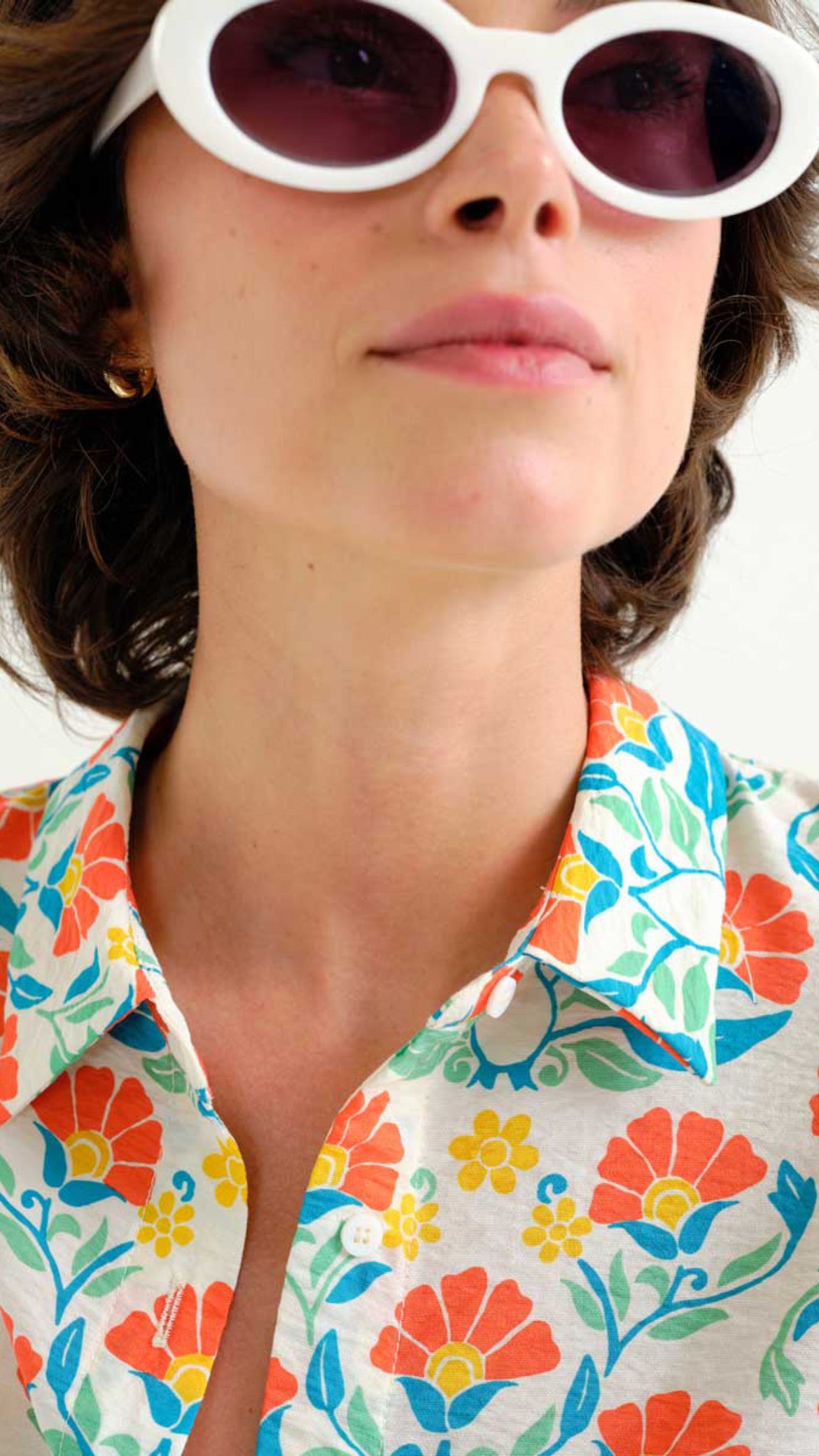 Camisa con estampado Small Royal