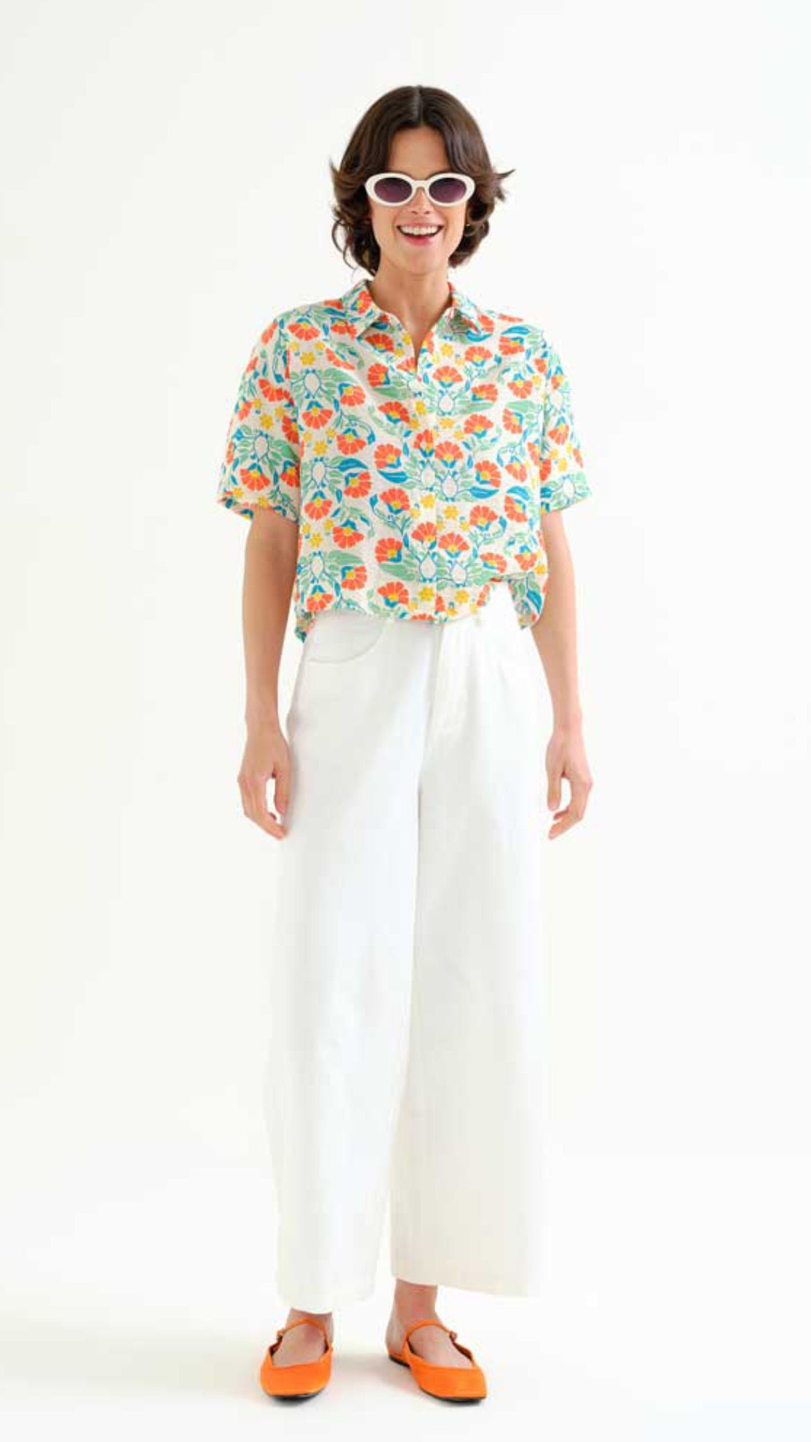 Camisa con estampado Small Royal