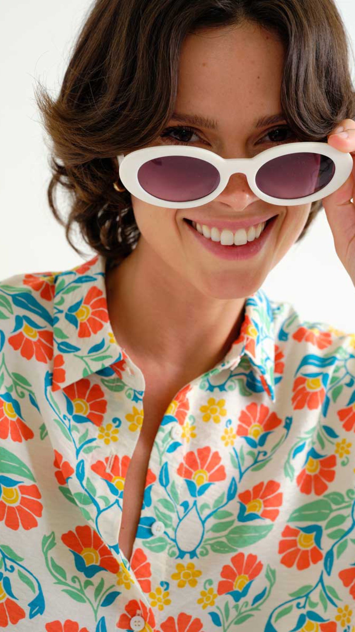 Camisa con estampado Small Royal