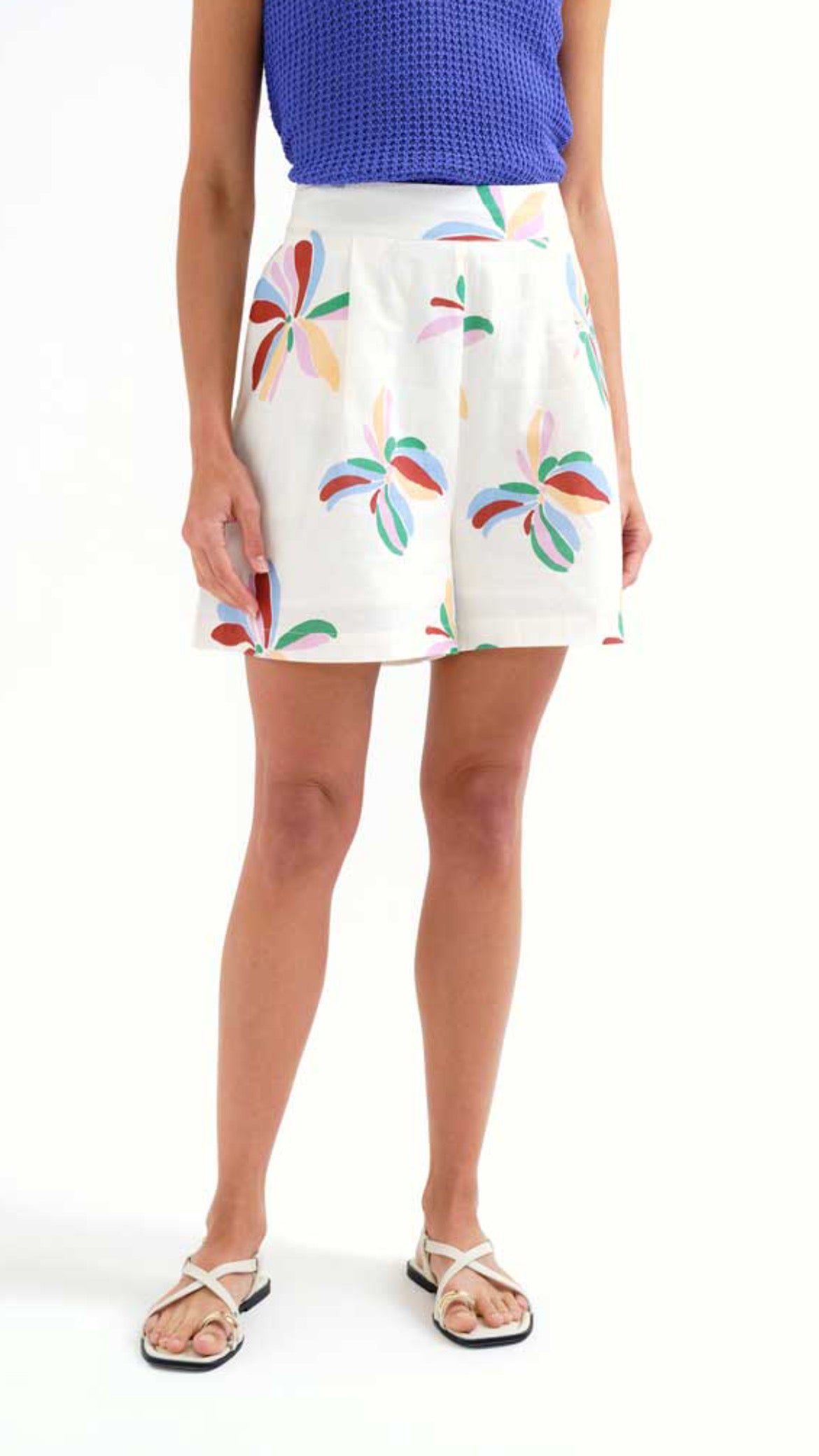 Shorts con estampado Monarda