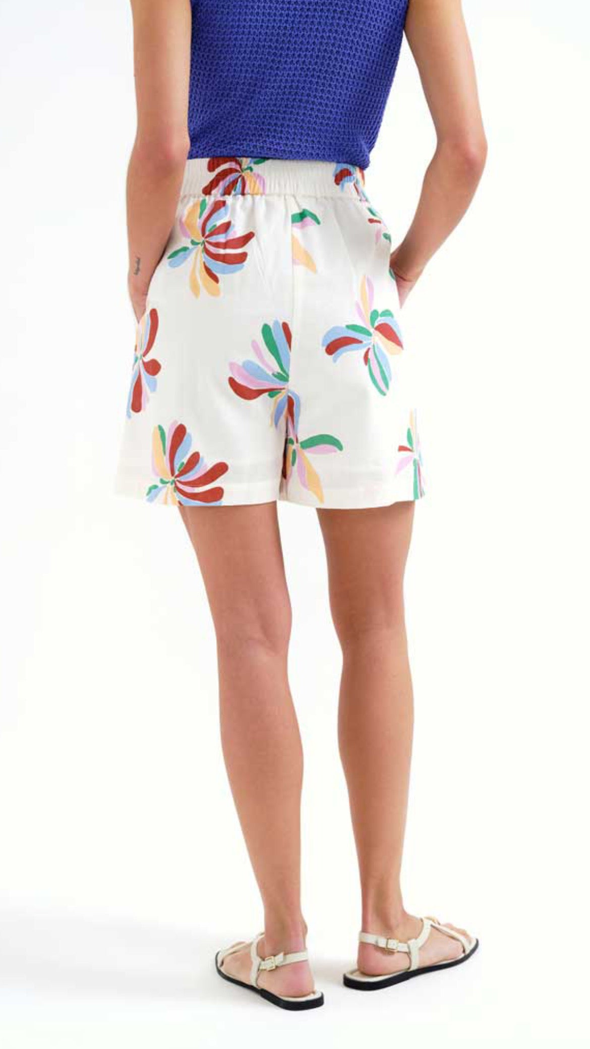 Shorts con estampado Monarda