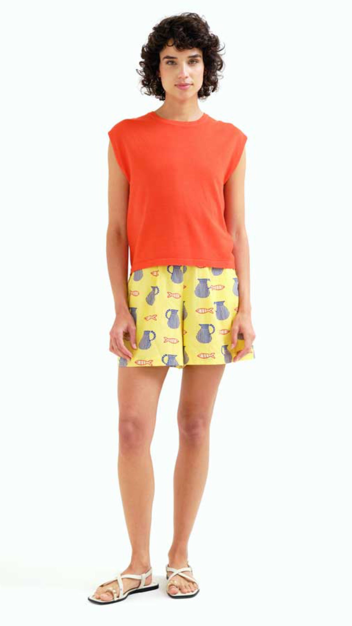 Shorts con estampado Brava